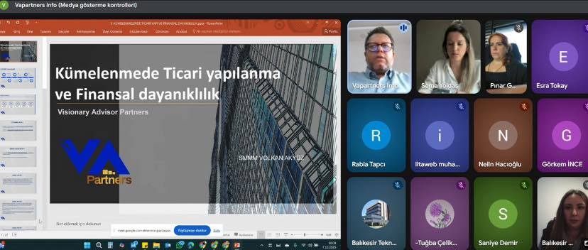 Kümelenme Eğitim Programımızın Dördüncü Oturumu Gerçekleştirildi.