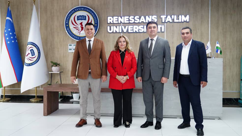 Balıkesir Teknokent ile Özbekistan Taşkent Rönesans Üniversitesi Arasında Girişimcilik Köprüsü Üzerine Görüşme 