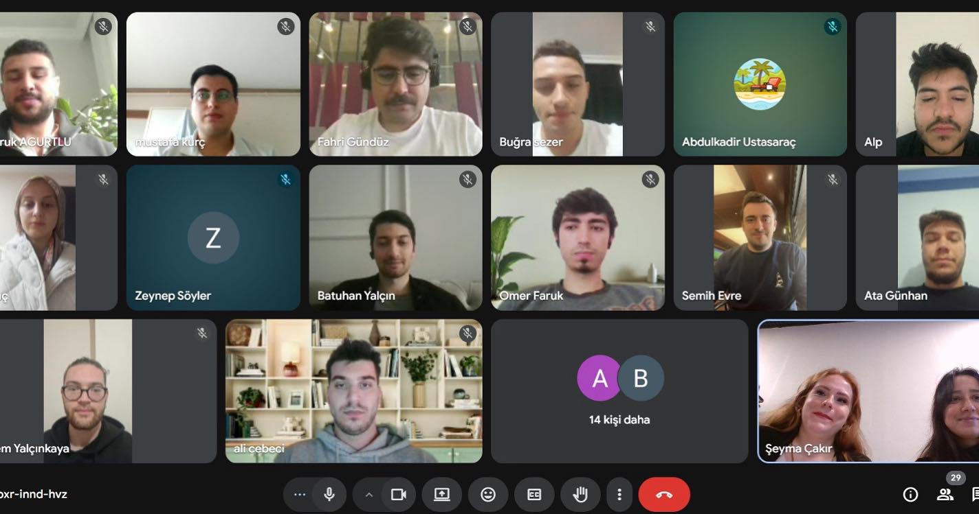 31 Ekim 2025 - 02 Kasım 2025 tarihlerinde gerçekleşecek #BaunTECHStart | Teknoloji Odaklı Girişimleri Destekleme Hızlandırma Programı kapsamında programa kabul edilen genç girişimci adayları ile çevrim içi bilgilendirme toplantımızı gerçekleştirdik.