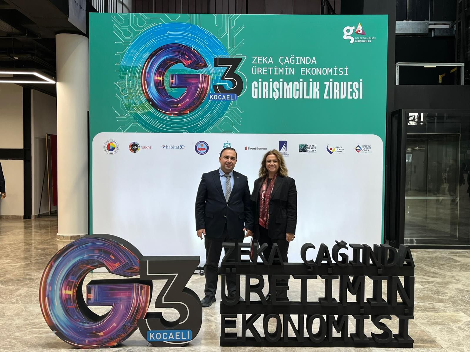 Our General Manager Burcu Aydemir met with Erçin Dinçer, General Manager of Kocaeli University Technopark, and Nizamettin Sami Harputlu, Co-Founder of Startup Centrum, at the Kocaeli G3 Entrepreneurship Summit.
