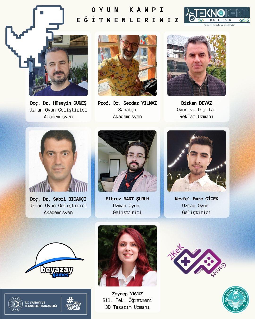 Meet Our Instructors for the Game Development Camp!