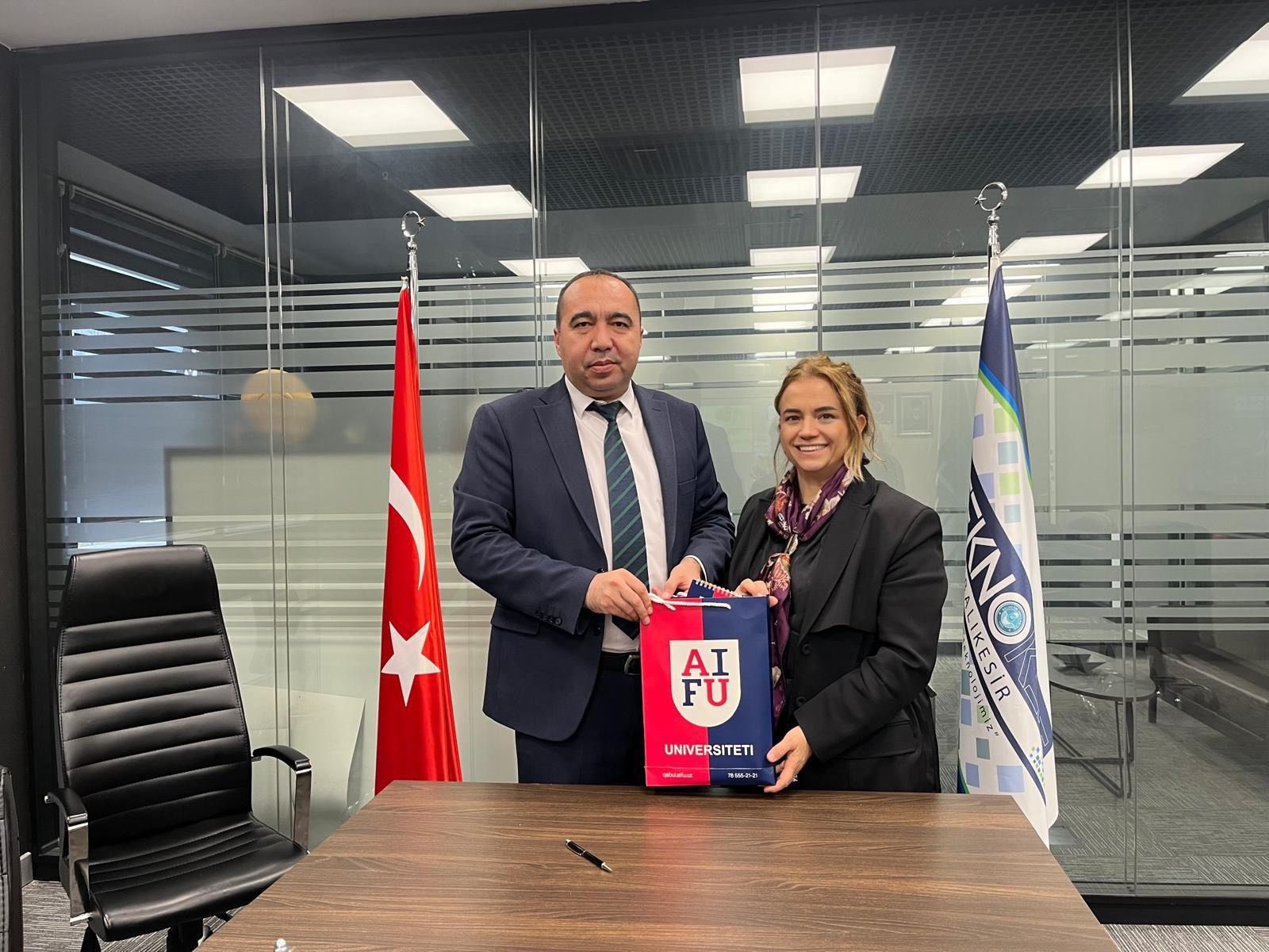 Özbekistan Doğa ve Sosyal Bilimler Üniversitesi Heyetini Balıkesir Teknokent’te Ağırladık