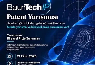 Balıkesir Teknokent olarak Erdem Kaya Patent iş birliğiyle düzenleyeceğimiz “BAUNTECHIP Patent Yarışması” kapsamında gerçekleştirilen başvuruların ön değerlendirme süreci tamamlanmış olup yarışmaya katılmaya hak kazanan firmalar belirlenmiştir. Yarışmamıza ilginiz için teşekkür ederiz.